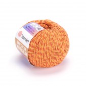 Пряжа Yarn Art BABY COTTON MULTICOLOR (Цвет: 5208 желто-оранжевый меланж)