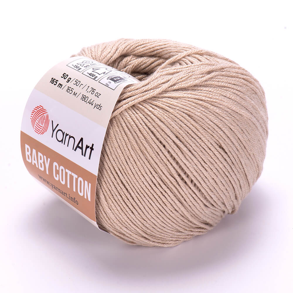 Пряжа Yarn Art BABY COTTON (Цвет: 403 светлый беж)