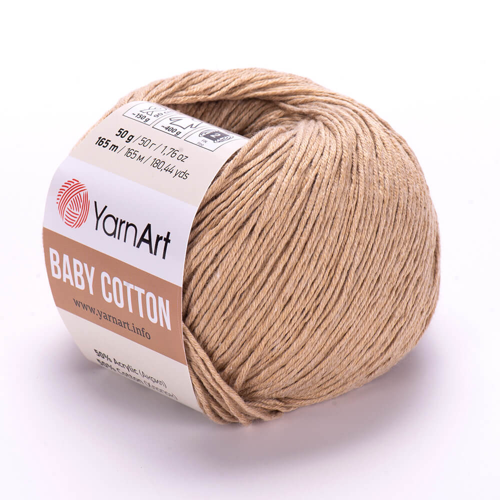 Пряжа Yarn Art BABY COTTON (Цвет: 405 беж)