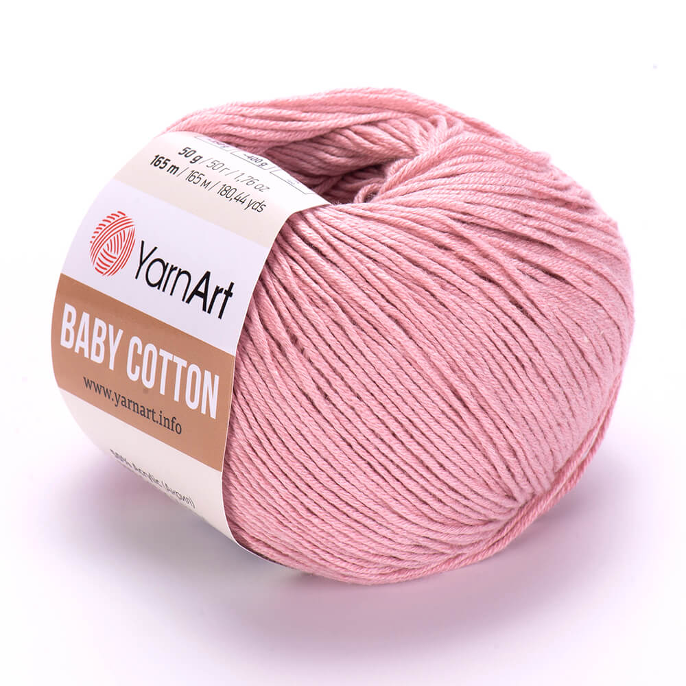 Пряжа Yarn Art BABY COTTON (Цвет: 413 пудра)