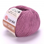 Пряжа Yarn Art BABY COTTON (Цвет: 419 брусника)