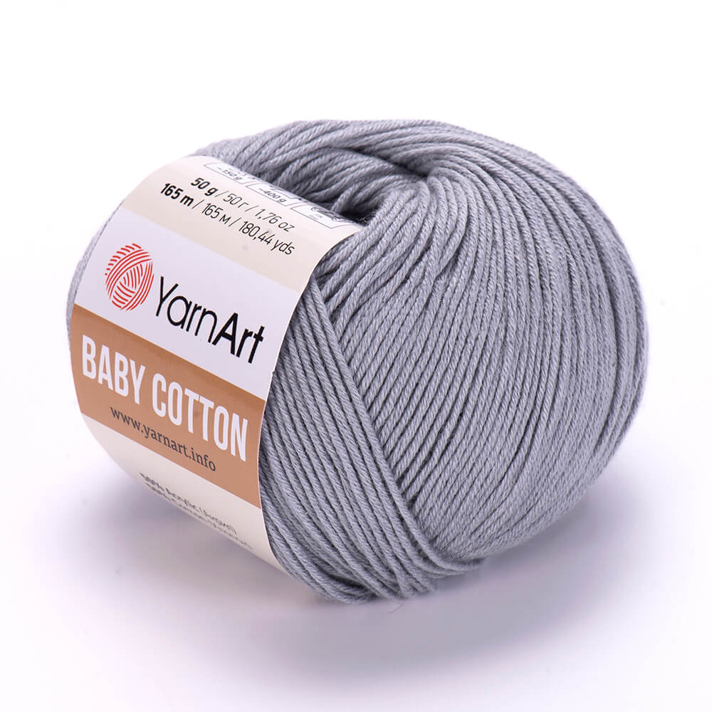 Пряжа Yarn Art BABY COTTON (Цвет: 452 мышь)