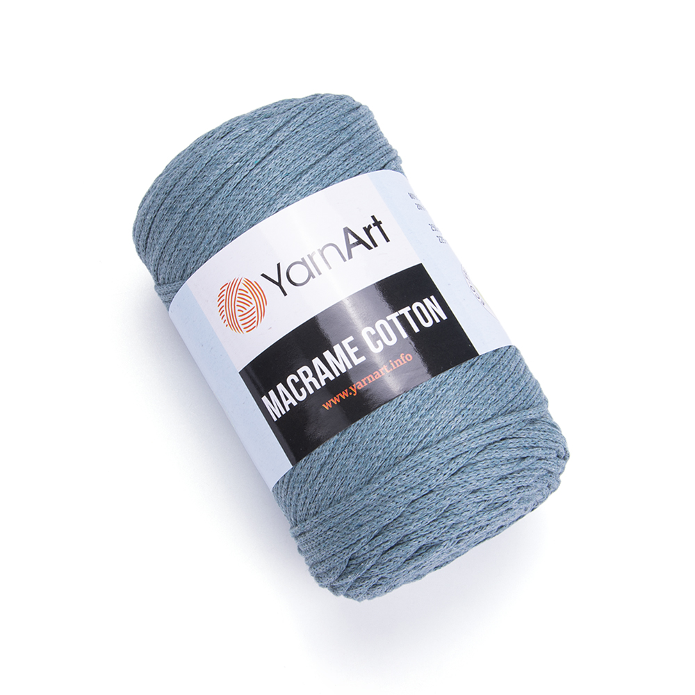 Пряжа Yarn Art MACRAME COTTON (Цвет: 795 светлый джинс)