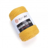 Пряжа Yarn Art MACRAME COTTON (Цвет: 796 желтый)