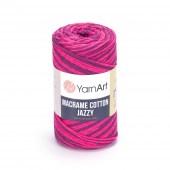 Пряжа Yarn Art MACRAME COTTON JAZZY (Цвет: 1220 малина-слива)