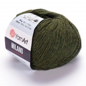 Пряжа Yarn Art MILANO (Цвет: 874 зеленый)