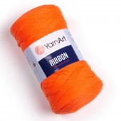 Пряжа Yarn Art RIBBON (Цвет: 800 оранжевый)