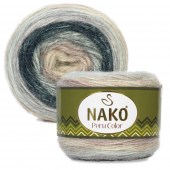 Пряжа Nako PERU COLOR (Цвет: 32417 серо-бежево-графитовый)