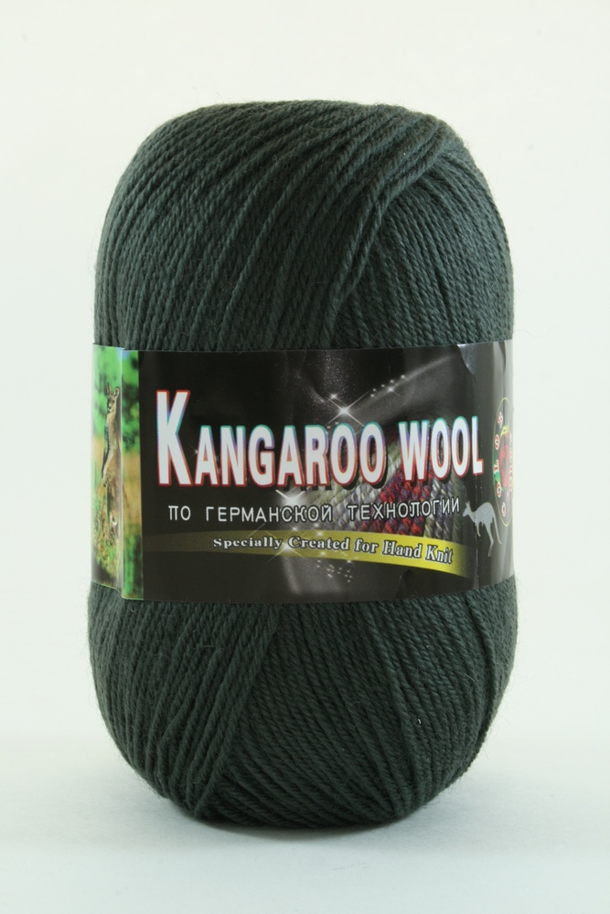 Пряжа Color City KANGAROO WOOL (Цвет: 2483 болотный)