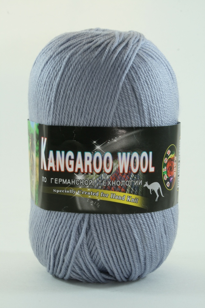 Пряжа Color City KANGAROO WOOL (Цвет: 2601 серебро)