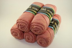 Пряжа Color City YAK WOOL (Цвет: 923 розовый меланж)