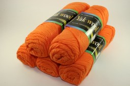 Пряжа Color City YAK WOOL (Цвет: 207 оранжевый)