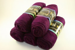 Пряжа Color City YAK WOOL (Цвет: 9909 лиловый меланж)