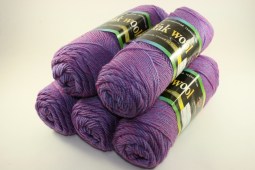 Пряжа Color City YAK WOOL (Цвет: 2939 фиолетовый меланж)