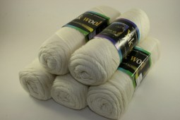 Пряжа Color City YAK WOOL (Цвет: 2001 белый)