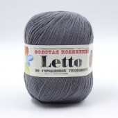 Пряжа Color City LETTO (Цвет: 026 темно-серый)