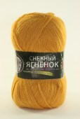 Пряжа Color City СНЕЖНЫЙ ЯГНЕНОК (Цвет: 123 горчичный)