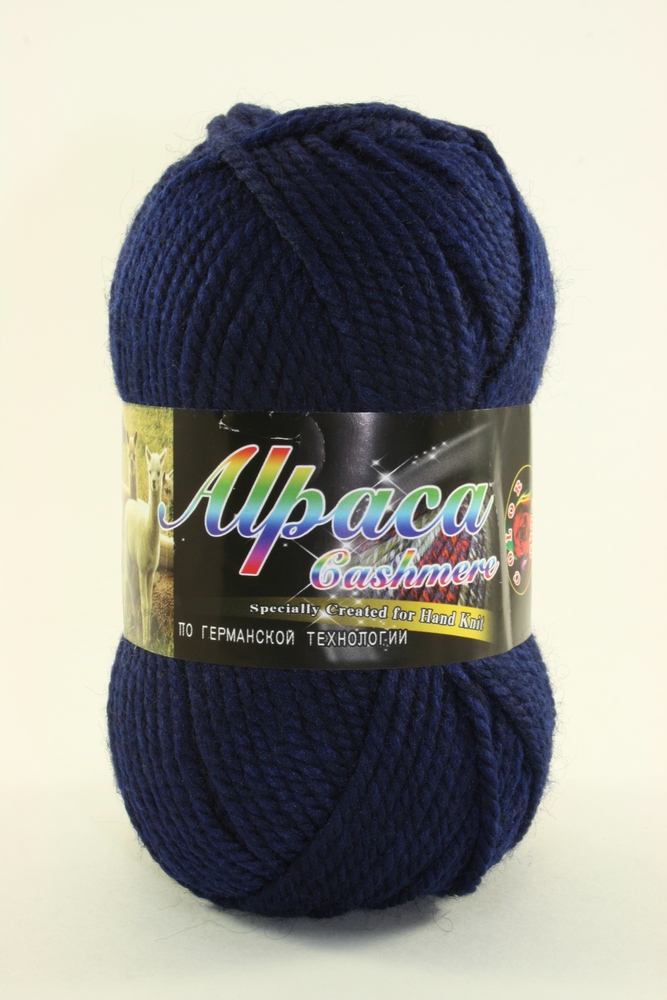 Пряжа Color City ALPACA CASHMERE (Цвет: 2330 темно-синий)