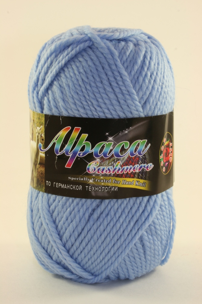 Пряжа Color City ALPACA CASHMERE (Цвет: 300 голубой)