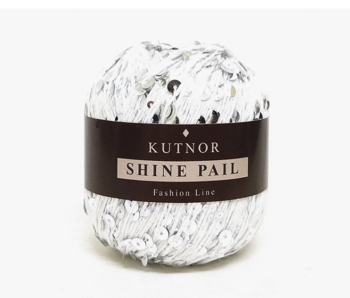 Пряжа Кутнор SHINE PAIL (Цвет: 175 белый)