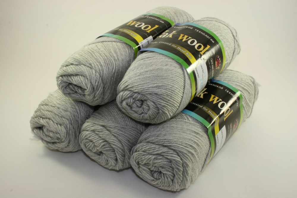 Пряжа Color City YAK WOOL (Цвет: 29601 св.серый меланж)