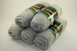 Пряжа Color City YAK WOOL (Цвет: 29601 св.серый меланж)