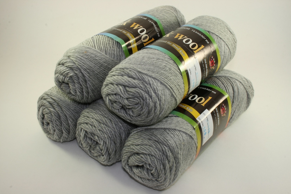 Пряжа Color City YAK WOOL (Цвет: 29606 серый меланж)