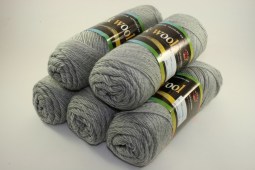 Пряжа Color City YAK WOOL (Цвет: 29606 серый меланж)
