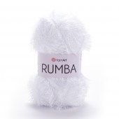 Пряжа Yarn Art RUMBA (Цвет: 101 белый)