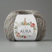 Пряжа Artland AURA (Цвет: 124 серый твид)