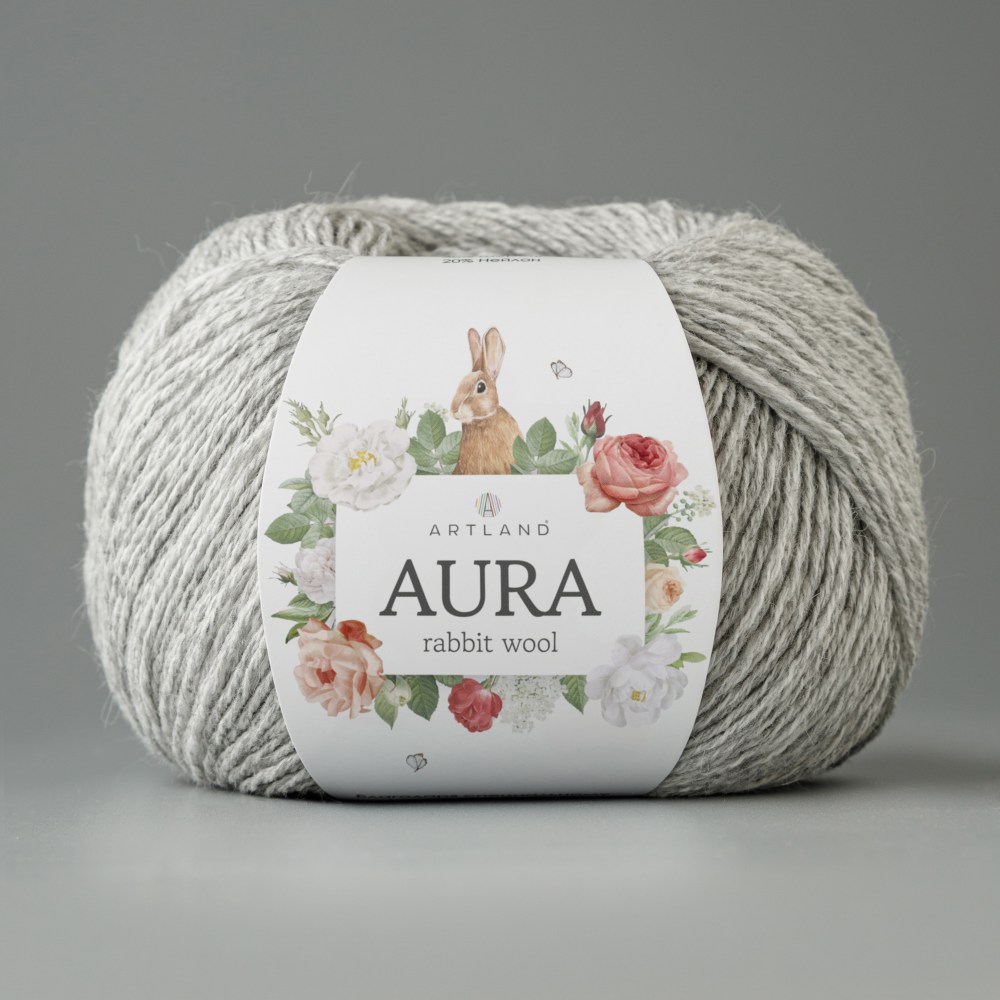Пряжа Artland AURA (Цвет: 41 серый меланж)