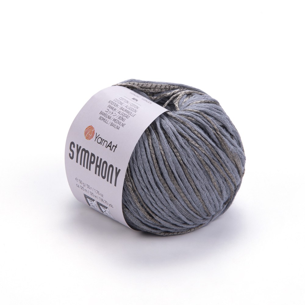 Пряжа Yarn Art SYMPHONY (Цвет: 2108 серый)