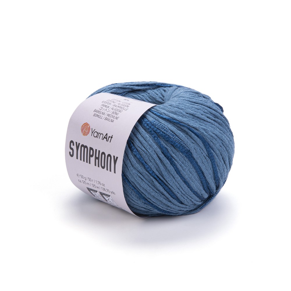 Пряжа Yarn Art SYMPHONY (Цвет: 2109 тёмный джинс)