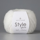 Пряжа Artland STYLE GLOW (Цвет: 01 белый)