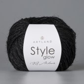 Пряжа Artland STYLE GLOW (Цвет: 02 чёрный)