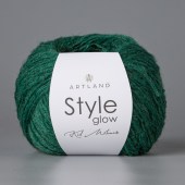 Пряжа Artland STYLE GLOW (Цвет: 07 зелёный)