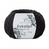 Пряжа Artland EVKALIPT (Цвет: 47 чёрный)