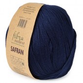 Пряжа Fibra Natura SAFRAN (Цвет: 25-12 т.синий)