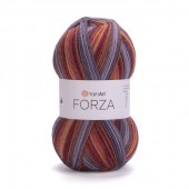Пряжа Yarn Art Forza (Цвет: 2503 коричневый/терракот/серый)
