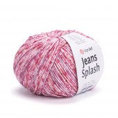 Пряжа Yarn Art JEANS SPLASH (Цвет: 941 брусника/шафран)