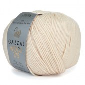 Пряжа Gazzal WOOL 175 (Цвет: 340 крем-брюле)