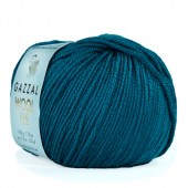 Пряжа Gazzal WOOL 115 (Цвет: 3328 морская волна)