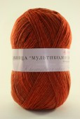 Пряжа Пехорка РОВНИЦА МУЛЬТИКОЛОРОВАЯ (Цвет: 1617 тыквенный пирог)