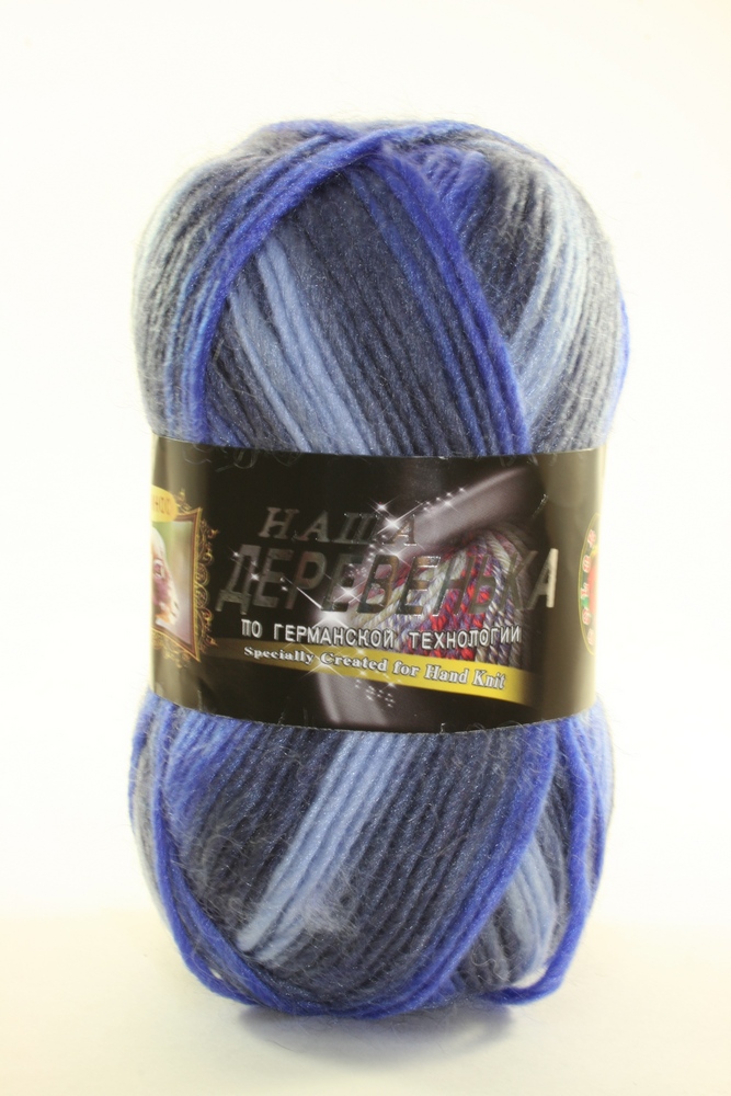 Пряжа Color City НАША ДЕРЕВЕНЬКА (Цвет: 8809 розовый/оранжевый/молочный)