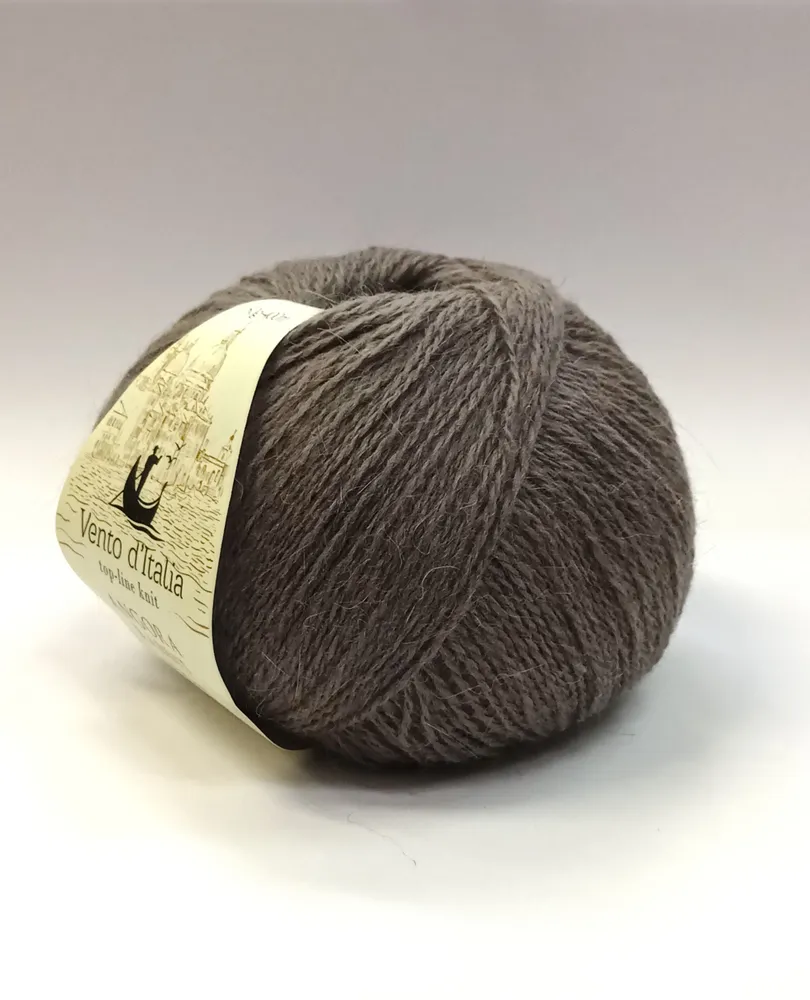 Пряжа Vento d'Italia ANGORA RABBIT-400 (Цвет: 254 мышиный)