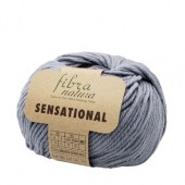 Пряжа Fibra natura SENSATIONAL (Цвет: 40839 серый)
