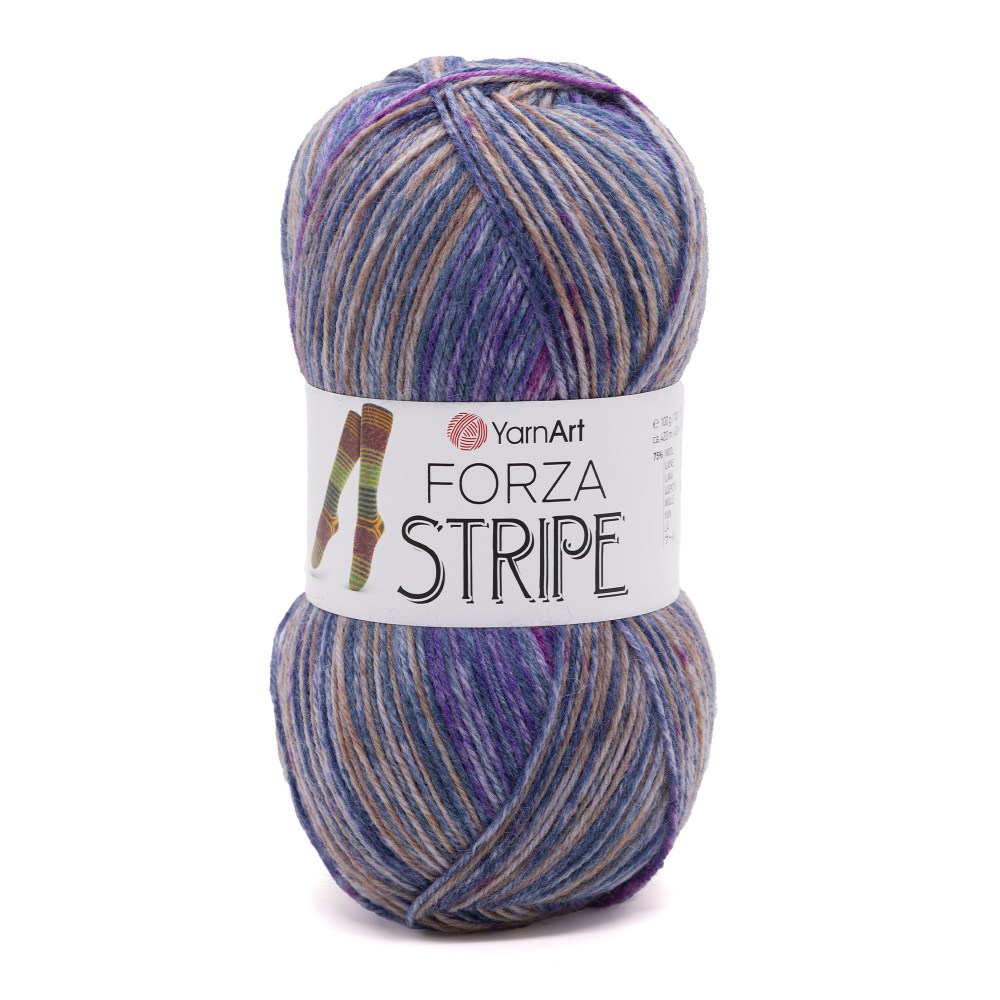 Пряжа Yarn Art FORZA STRIPE (Цвет: 2809)