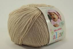 Пряжа Alize BABY WOOL (Цвет: 310 медовый)