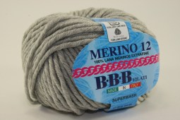 Пряжа BBB MERINO 12 (Цвет: 302 светло-серый)