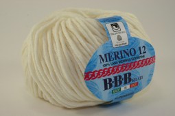 Пряжа BBB MERINO 12 (Цвет: 7800 молочный)